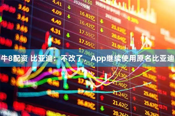 牛8配资 比亚迪：不改了，App继续使用原名比亚迪