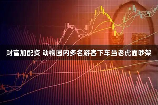 财富加配资 动物园内多名游客下车当老虎面吵架